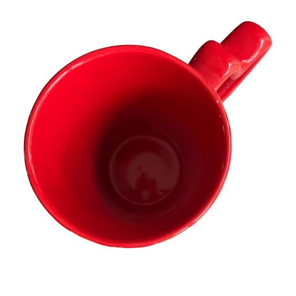 Large Teacher Coffee Mug Student Gift 16 Oz Heart Handle Coco Red Valentine - Picture 5 of 8